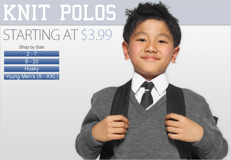 boys Uniforms - Polos