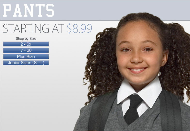Girls Uniforms - Pants