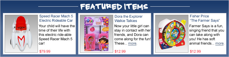 Toys - Featured Items