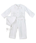 Kaifer 4-Piece Christening Tuxedo (Sizes 0M – 9M) - CookiesKids.com
