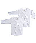 Luvable Friends 2-Pack Unisex L/S Side Snaps Shirts (Sizes NB – 3M) - CookiesKids.com
