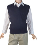 Blueberry Knitting Unisex V-Neck Sweater Vest (Sizes S – XXL) - CookiesKids.com