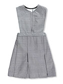 Slit Neck Jumper With Kick Pleats (Sizes 2-6X) - CookiesKids.com