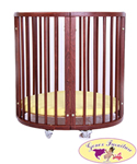 Genex Furniture 4-in1 Complete European Nursery System - CookiesKids.com