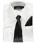Vittorino “Silky Special” Dress Shirt & Tie Combo (Sizes 4 – 7) - CookiesKids.com