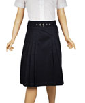 U.S. Polo Assn. Side-Pleated Belted Skirt (4-6X) - CookiesKids.com