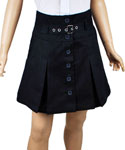 U.S. Polo Assn. Twill Button Front Skirt (Sizes 4-6X) - CookiesKids.com