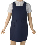 French Toast Two Pocket Square Neck Jumper (Sizes 4-6X) - CookiesKids.com