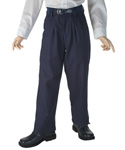 French Toast Flannel Pleated Pants with Elastic Waist (Sizes 8-20) - CookiesKids.com
