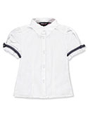 French Toast “Bow Stitch” S/S Button-Down Shirt (Sizes 4 – 6X) - CookiesKids.com
