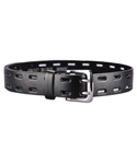 Madison Boy “Wide Double Punch” Genuine Leather Belt (Sizes 22