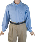 Universal Long Sleeve Unisex Pique Polo Shirt (Sizes 4-7) - CookiesKids.com