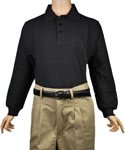 Universal Long Sleeve Unisex Pique Polo (Sizes S-XL) - CookiesKids.com