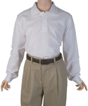 Universal L/S Unisex Pique Polo (Adult Sizes S – XL) - CookiesKids.com