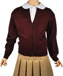 T.Q. Knits Control-Pil Zip-up Cardigan (Sizes 8-20) - CookiesKids.com