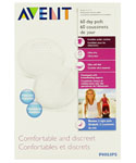 Avent 60-Pack Disposable Day Pads - CookiesKids.com