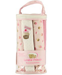 Luvable Friends “Little Cupcake” 6-Pack Receiving Blankets - CookiesKids.com