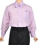 Vittorino Dress Shirt with Tie & Matching Pocket Square (Sizes 8 – 20) - CookiesKids.com