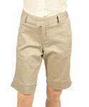 French Toast Below the Knee Bermuda Stetch Short (Sizes 7-14) - CookiesKids.com