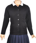 French Toast Medium Knit Crew-Neck Cardigan (Sizes 7 – 20) - CookiesKids.com