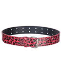 Cookie's Brand “Leopard & Double Punch” Belt (Sizes 26” – 36”) - CookiesKids.com