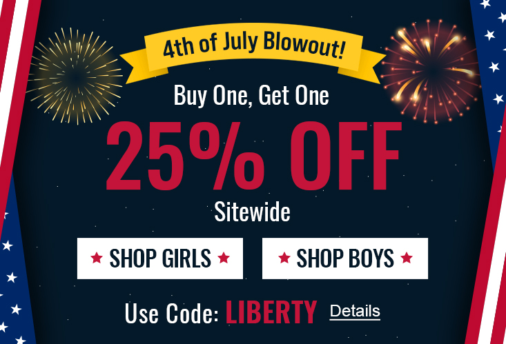 4th of July Blowout! Buy One, Get One 25% Off Sitewide. Use code: LIBERTY. Expires 7/5/2022, 11:59 PM PST.