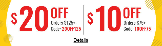 Buy More, Save More! $20 Off Orders $125+ | Use code: 200FF125. $10 Off Orders $75+ | Use code: 100FF75. Expires 1/24/2022, 11:59 PM PST.