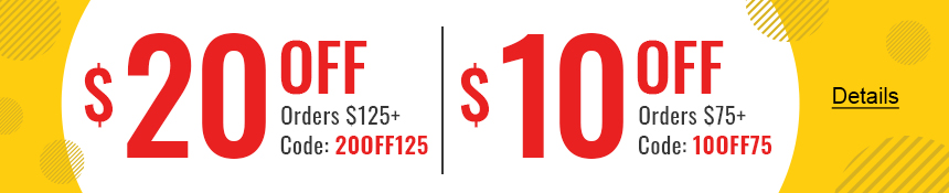 Buy More, Save More! $20 Off Orders $125+ | Use code: 200FF125. $10 Off Orders $75+ | Use code: 100FF75. Expires 1/24/2022, 11:59 PM PST.