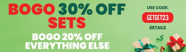 BOGO 30% OFF SWTS! BOGO 20% OFF EVERYTHING ELSE! Use code: GETSET23. Expires 12/12/2023, 11:59 PM PST.