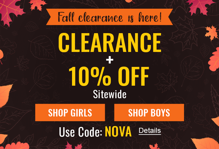 Fall clearance is here! CLEARANCE + 10% off sitewide. Use code: NOVA. Expires 9/30/2022, 11:59 PM PST.