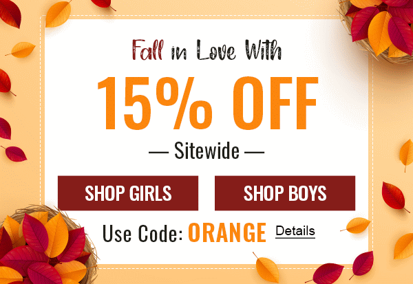 Fall in love with 15% off sitewide. Use code: ORANGE. Expires 10/04/2022, 11:59 PM PST.