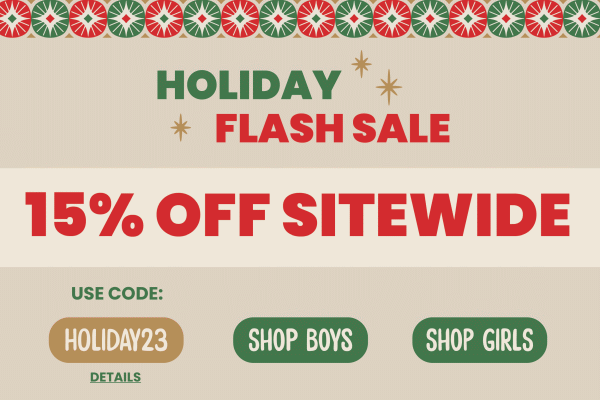 HOLIDAY FLASH SALE! 15% OFF SITEWIDE. Expires 12/7/2023, 11:59 PM PST.