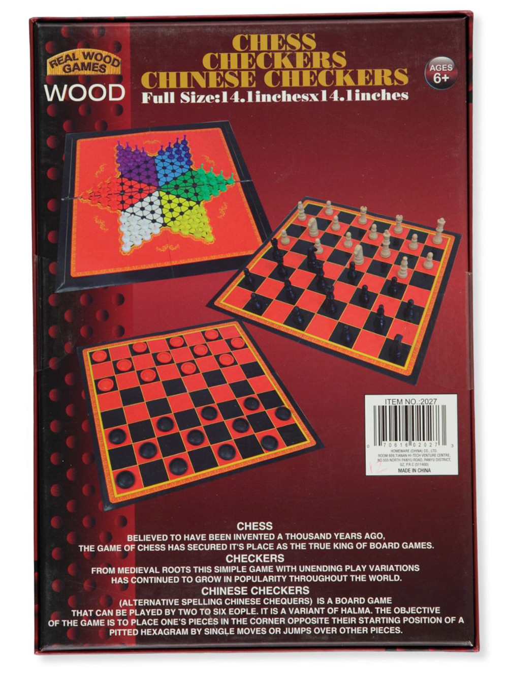 chess chinese checkers set