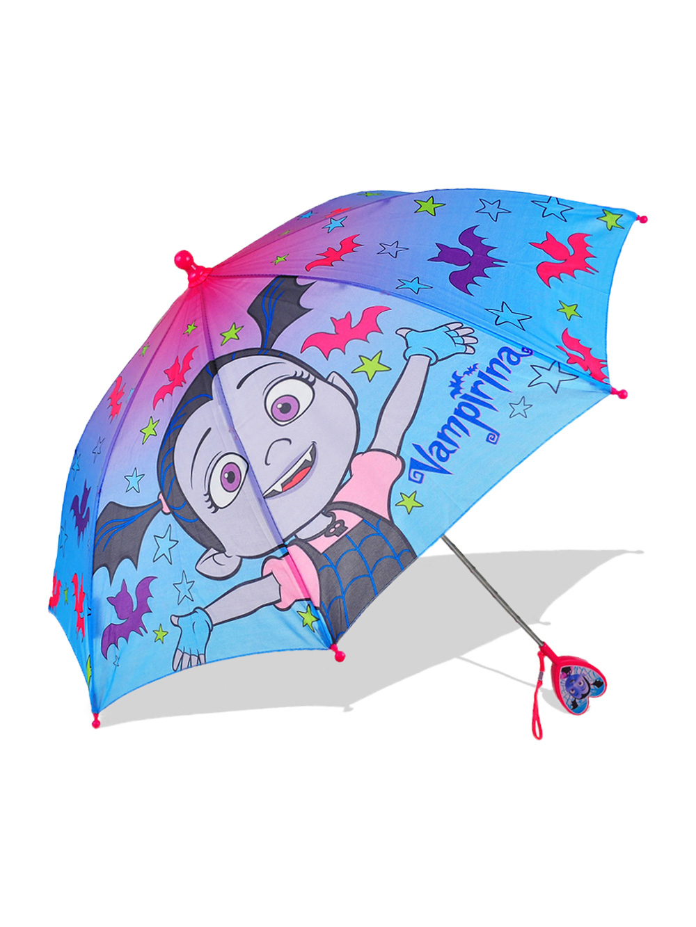Blue and Multicolor Umbrellas
