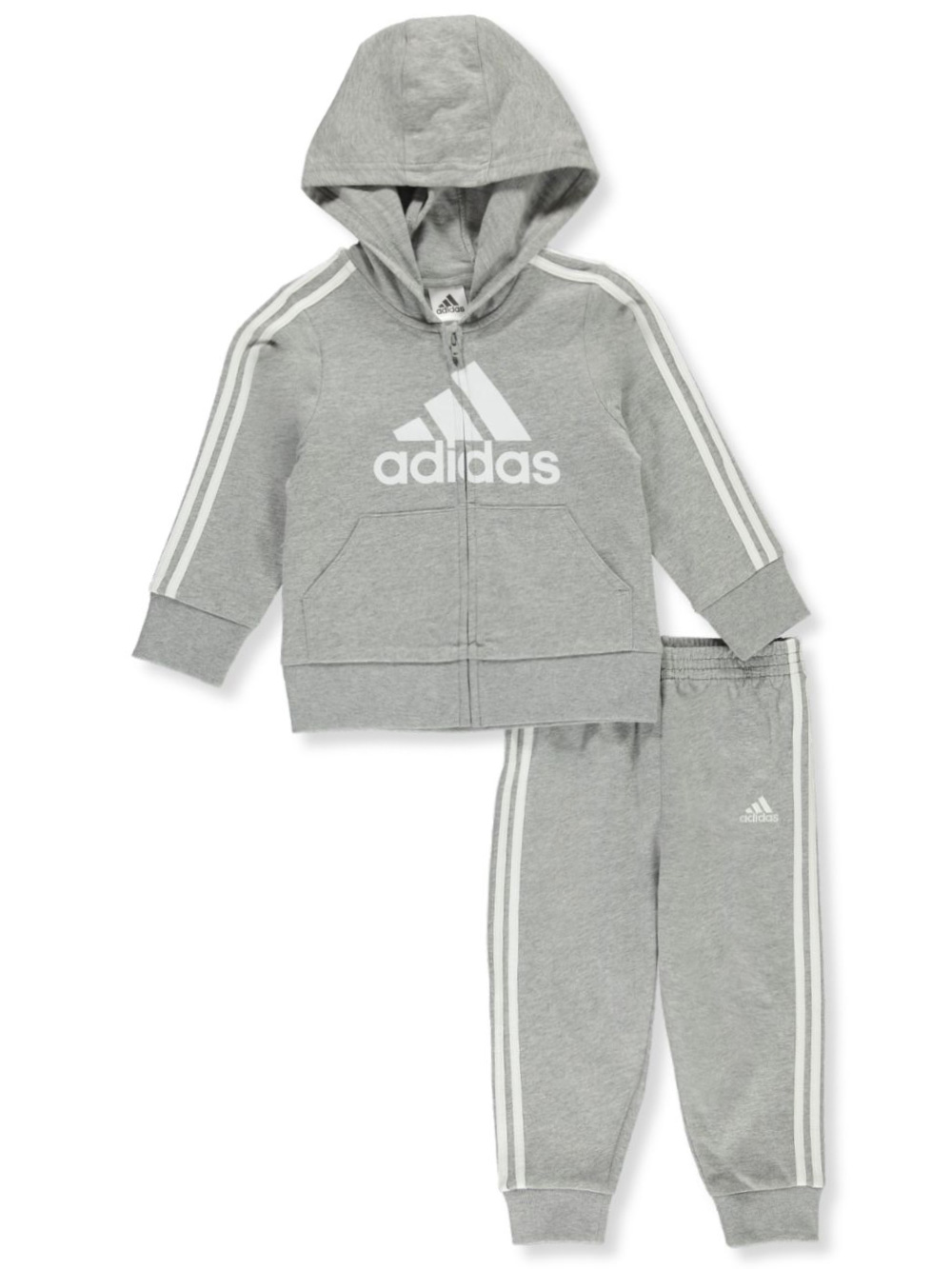 grey adidas sweatsuit