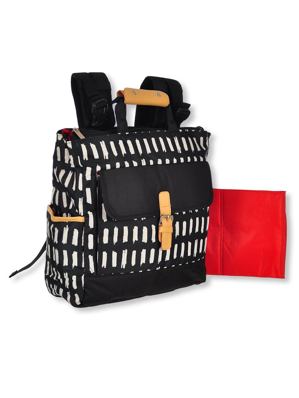 diaper bag with changing mat
