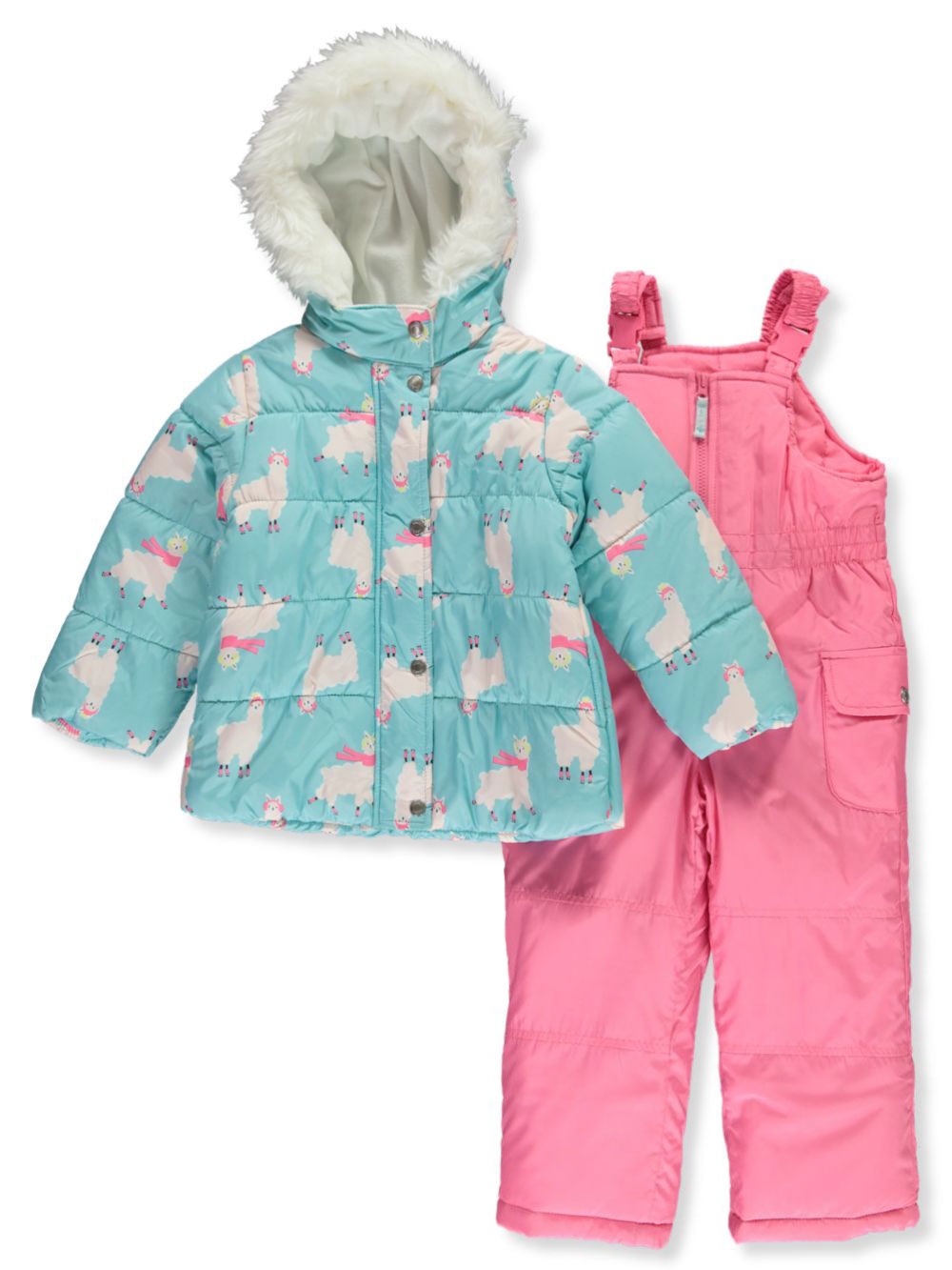 DKNY Little Boys Toddler Crisscross Seamed Two-Piece Insulated Snowsuit 
