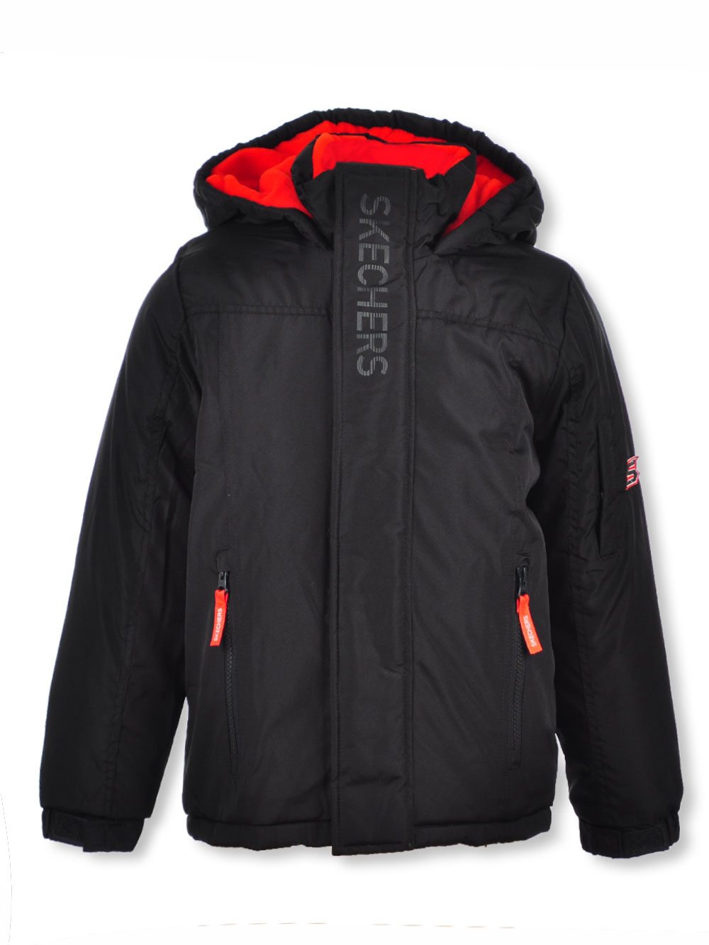 skechers jacket kids black