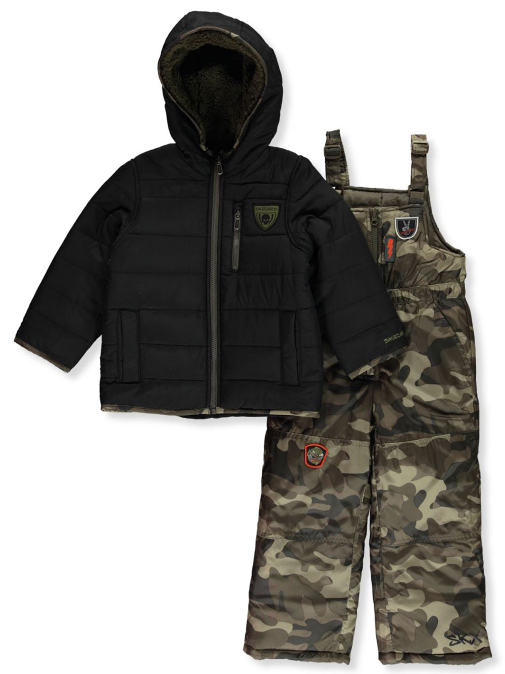 skechers jacket kids black