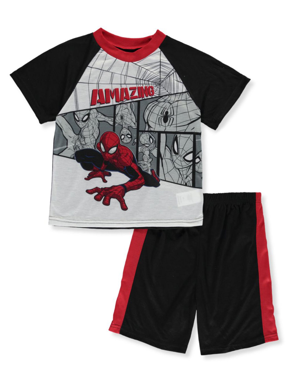 Marvel Amazing Spiderman Toddler Boy Short Sleeve Pajamas
