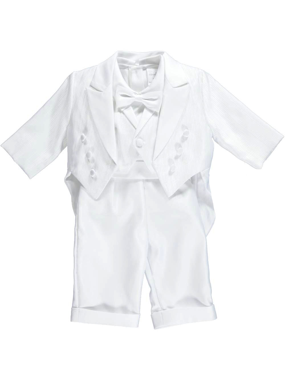 Pretty Me Baby Boys First 6 Piece Christening Tuxedo