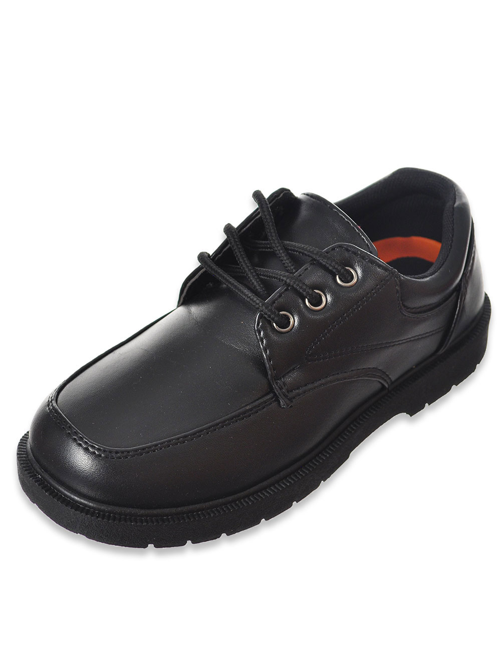 boys black school shoes