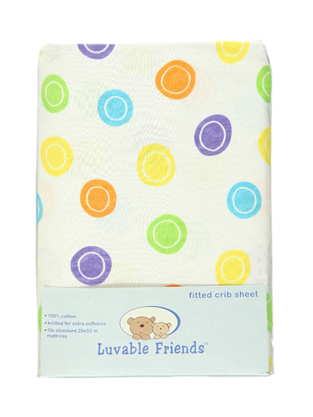 Dots Fitted Crib Sheet