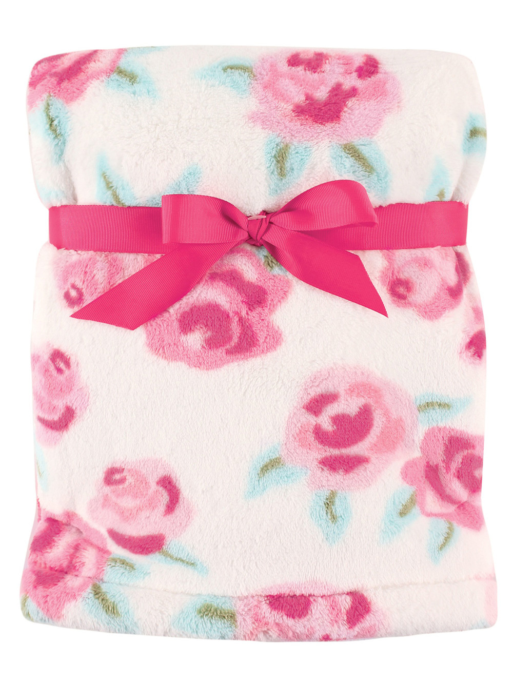 Rose Garden hooded baby blanket
