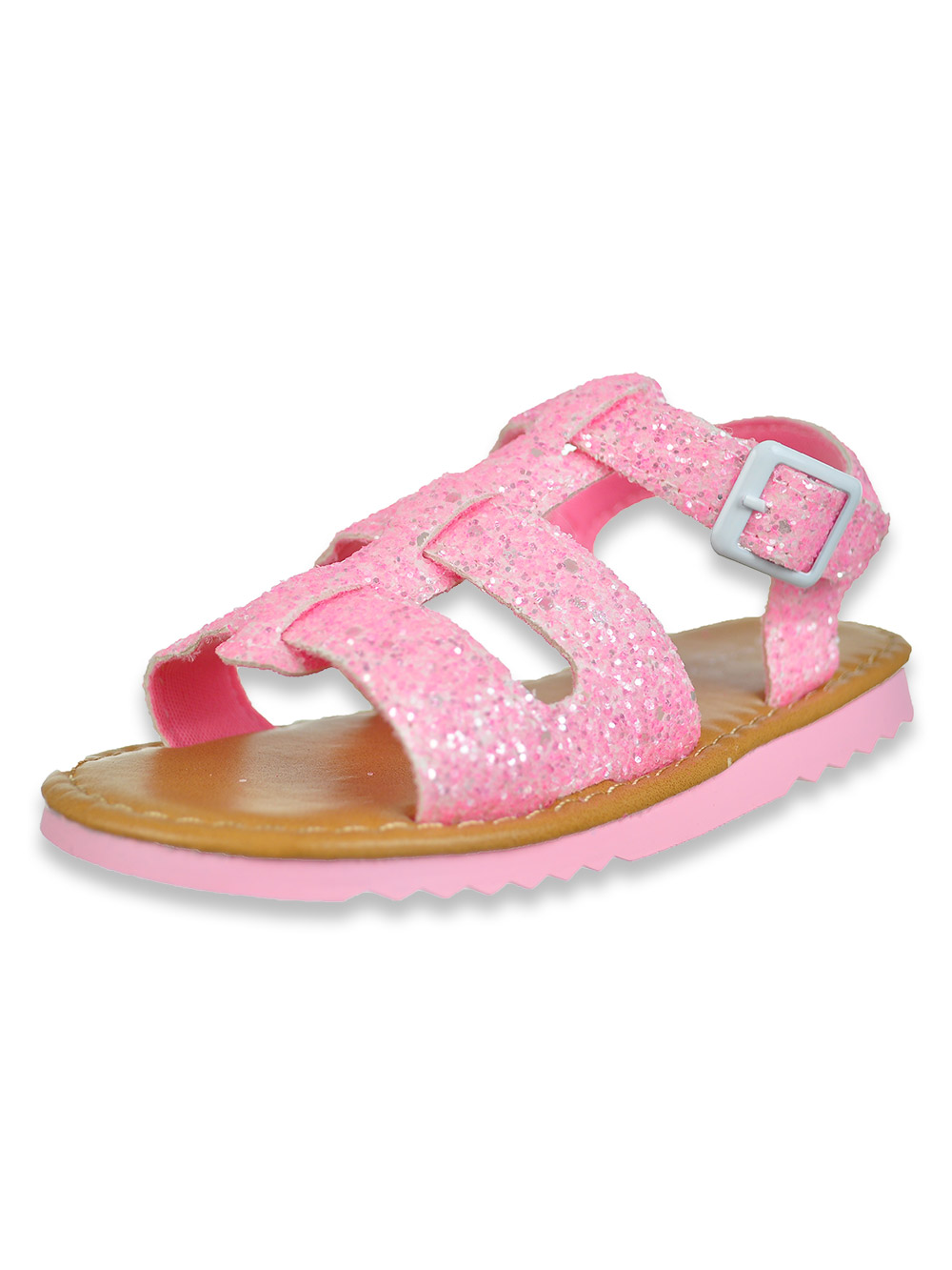 Girls Chunky Sole Glitter Gladiator Sandals