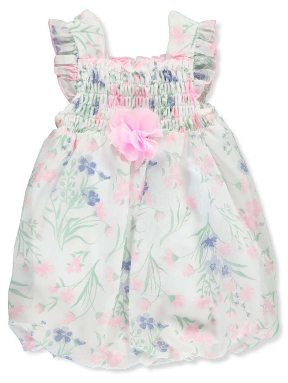 coral baby dress