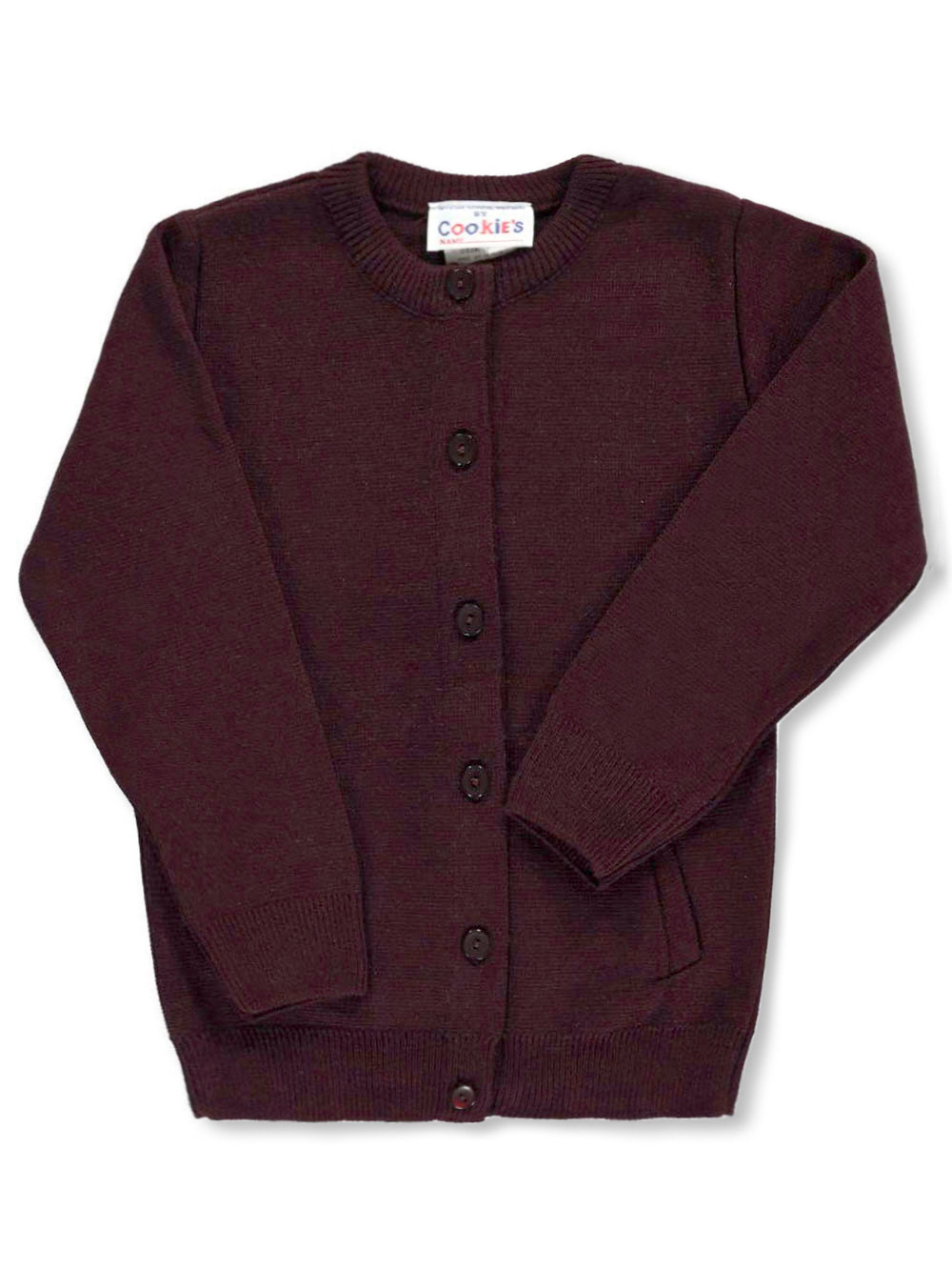 crewneck cardigan sweater