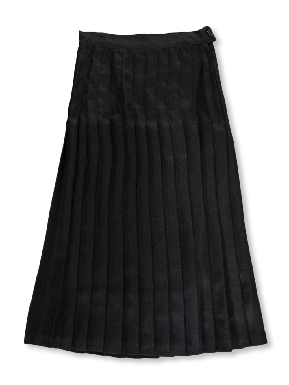 maxi pleated skirt in black