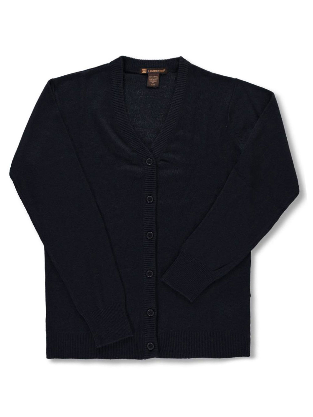 navy v neck cardigan women's