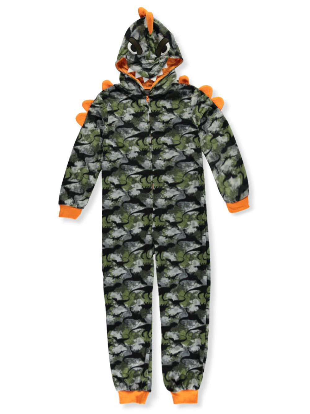 Sleep On It Boys Micro Fleece Onesie Pajamas with Character Hood